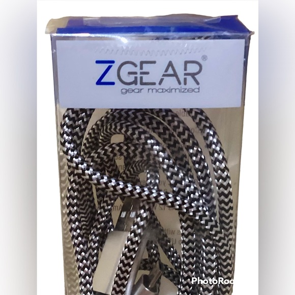 🆕🔥ZGEAR 8”FT BRAIDED CHARGING CABLE FOR MICRO USB NWT&NIB - Picture 4 of 4